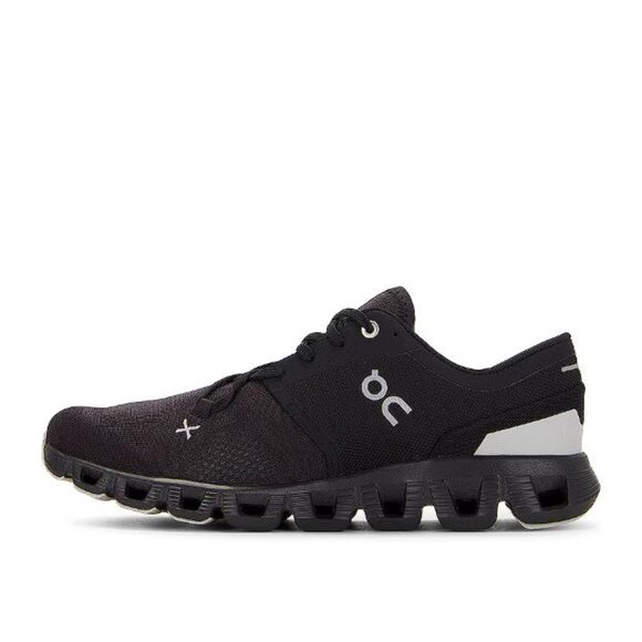 ON RUNNING Men's Cloud X 3 Running Shoes Size 11.5 In Black - Picture 1 of 9